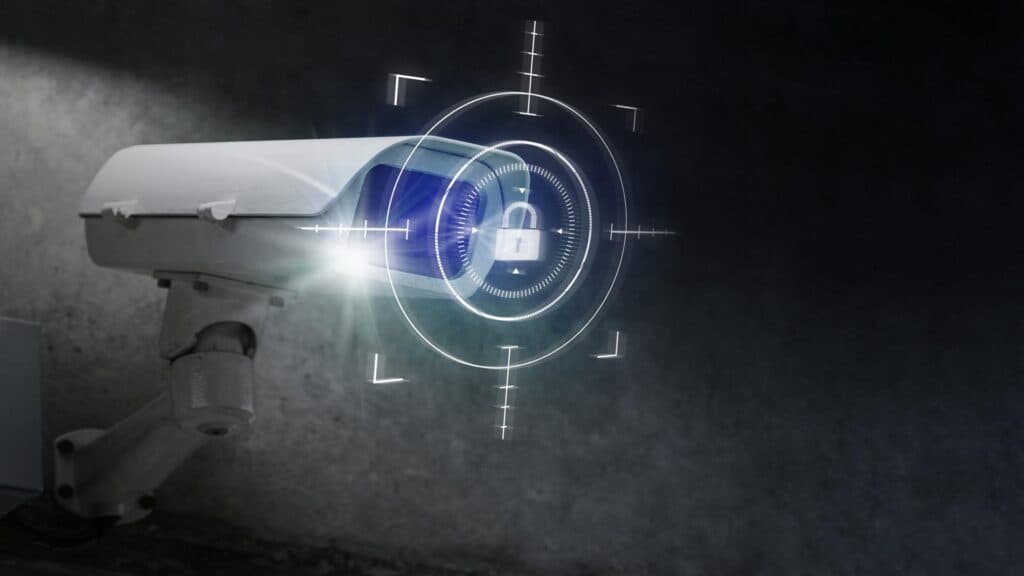 AI Security Camera in action