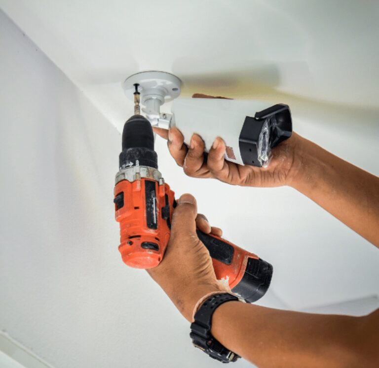 Cctv and surveillance camera installation services on display