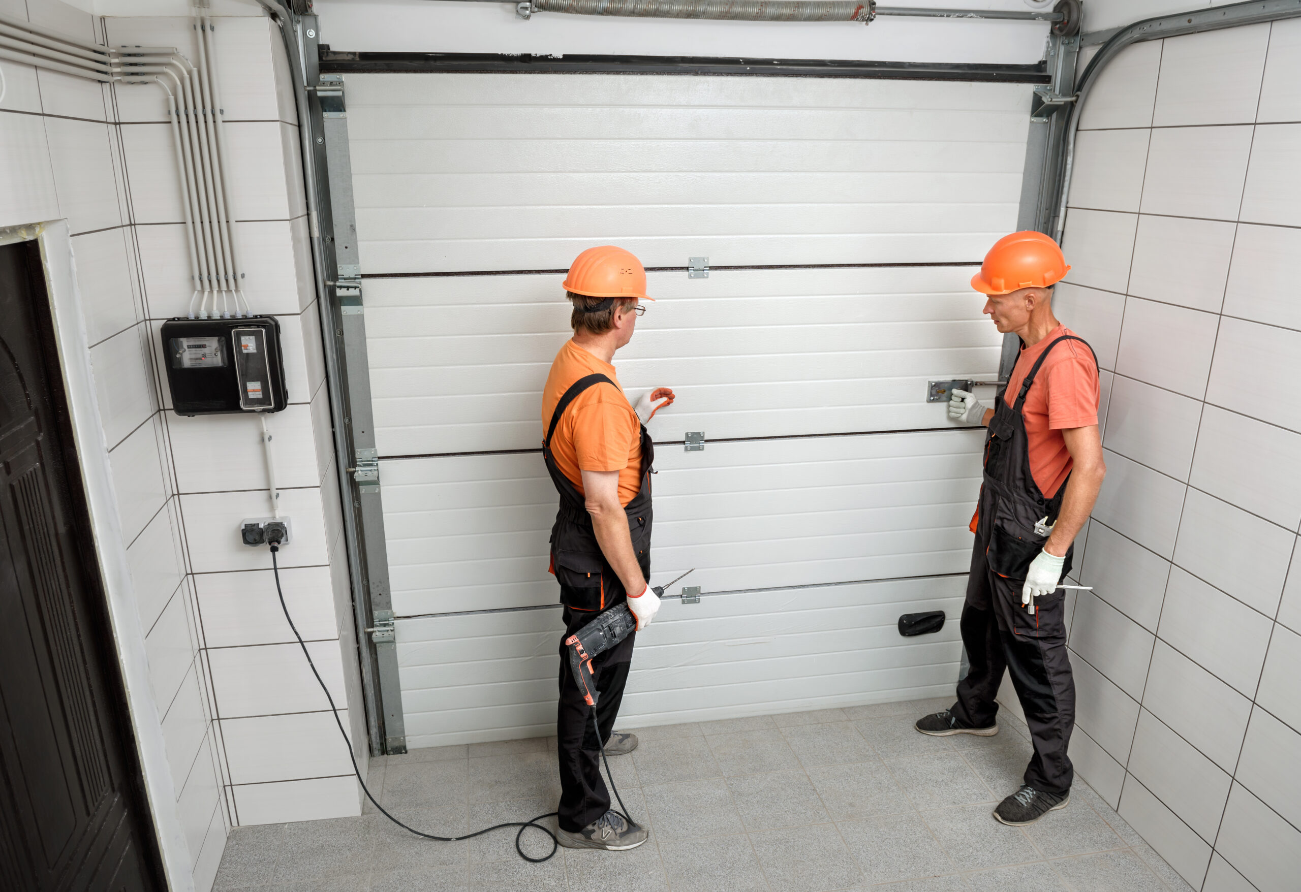 commercial security gate repairs in action