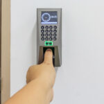 an employee time tracking system integrated with the business' access control system