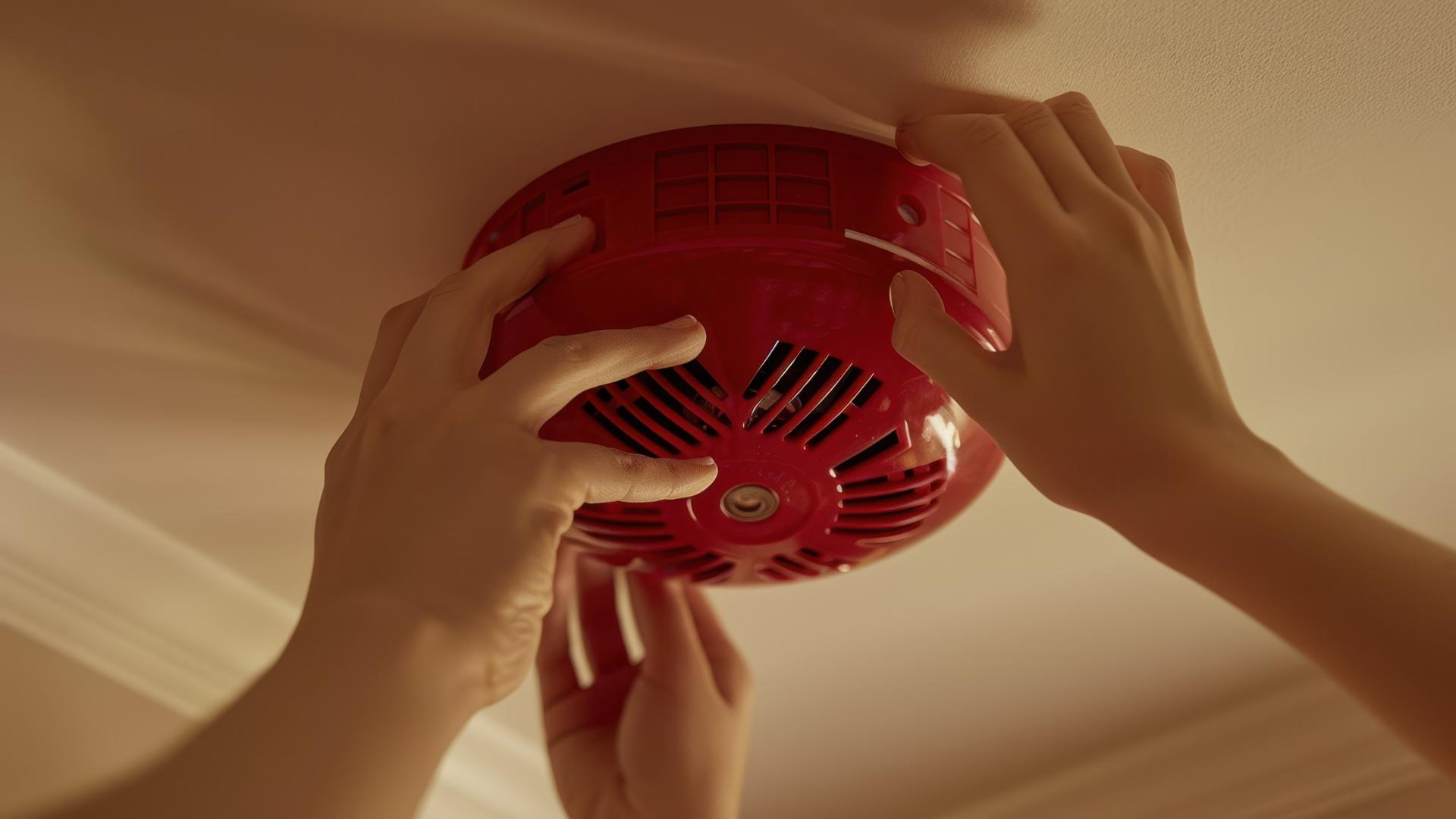 Try running a test on your safety alarms at home yourself.