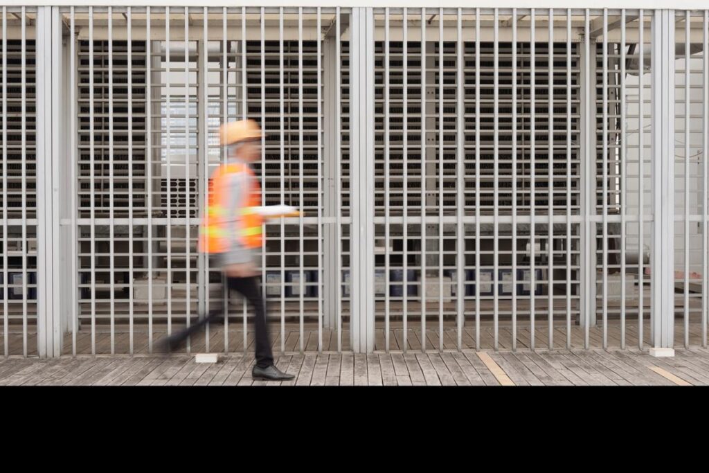 security gate that needs serious repair