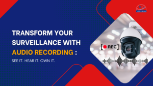 Security cameras with audio recording