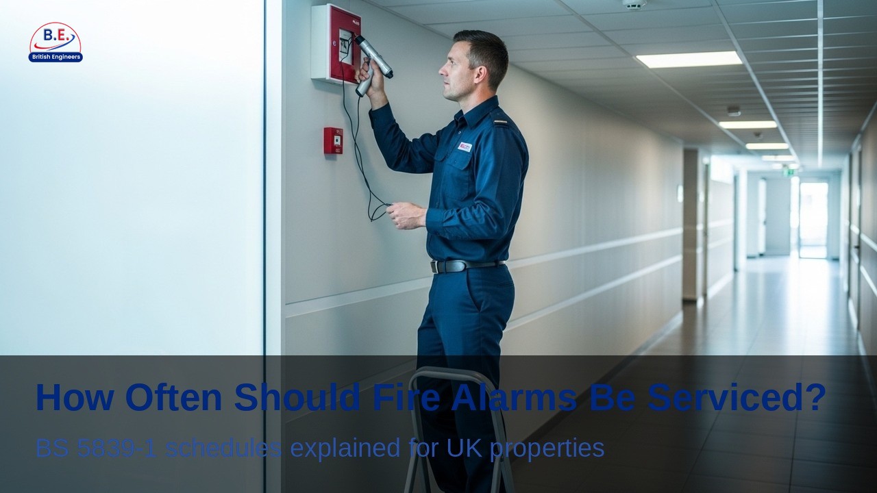 How often should fire alarms be serviced 1